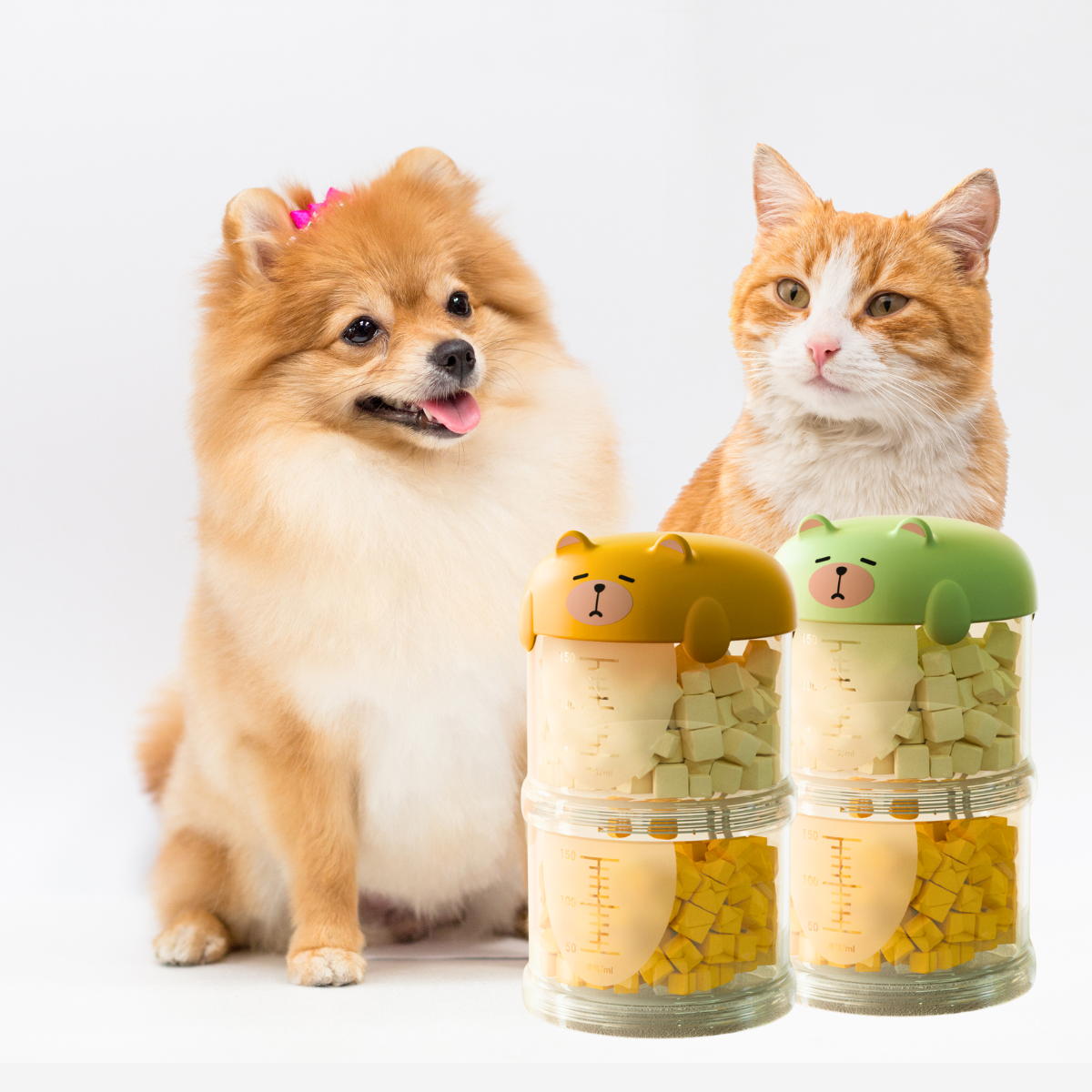 Pawpy 2 Layers Treat Container (300ml)