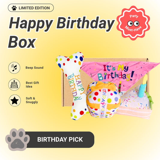 Pawpy Happy Birthday Box (For Dogs & Cats)