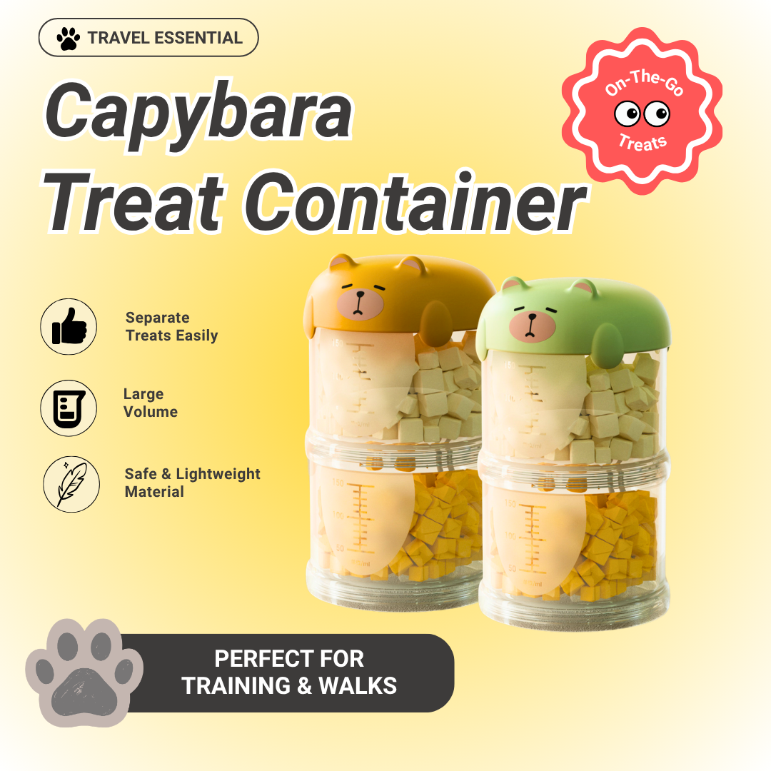 Pawpy Capybara 2-Layers Treat Container