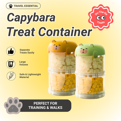 Pawpy Capybara 2-Layers Treat Container