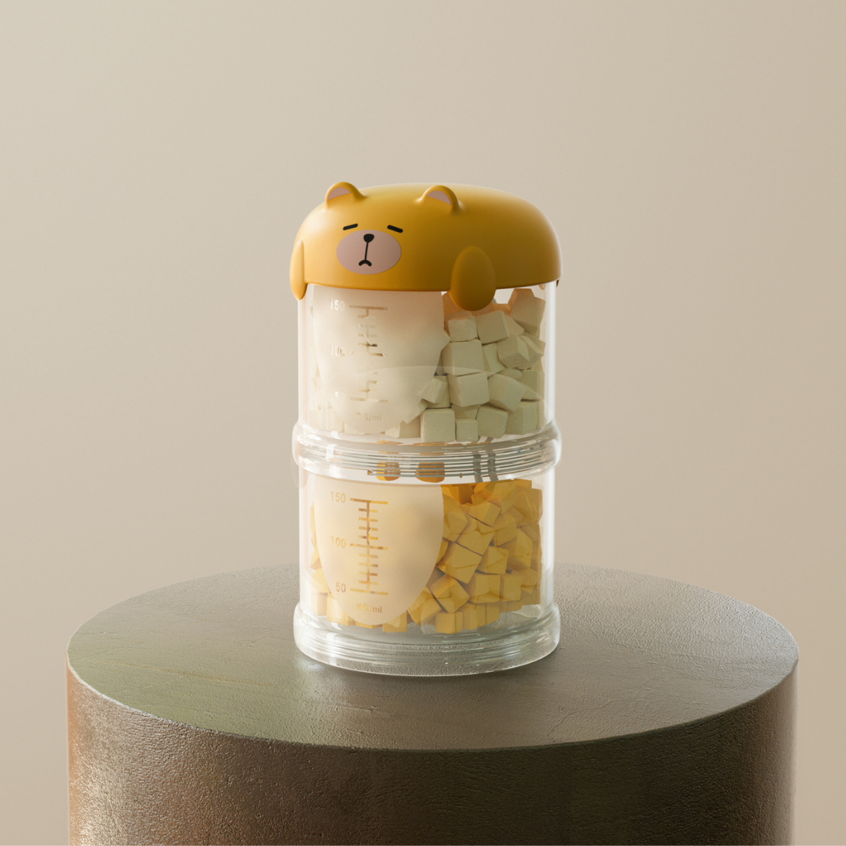 Pawpy Capybara 2-Layers Treat Container