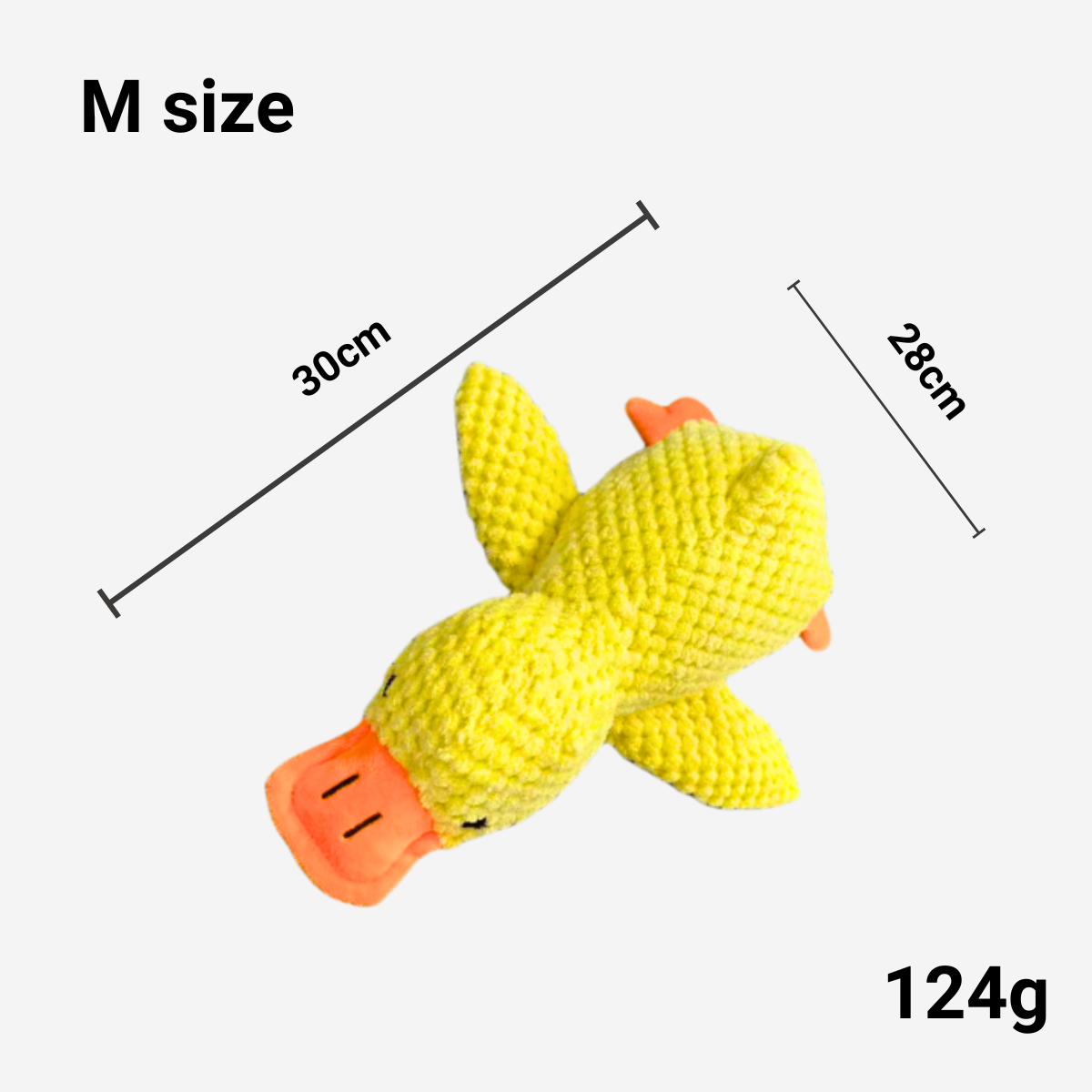 Pawpy Yellow Duck Cotton Toy