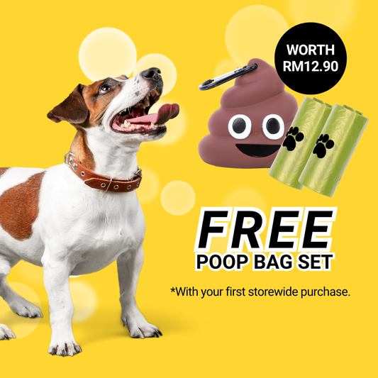 Free poop bag set worth RM12.90
