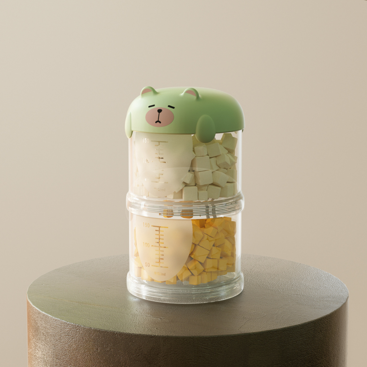 Pawpy Capybara 2-Layers Treat Container
